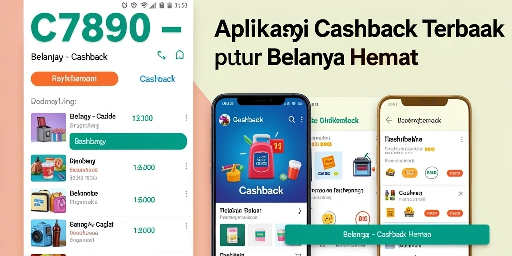 Antarmuka C7890 yang menampilkan berbagai penawaran cashback menarik.