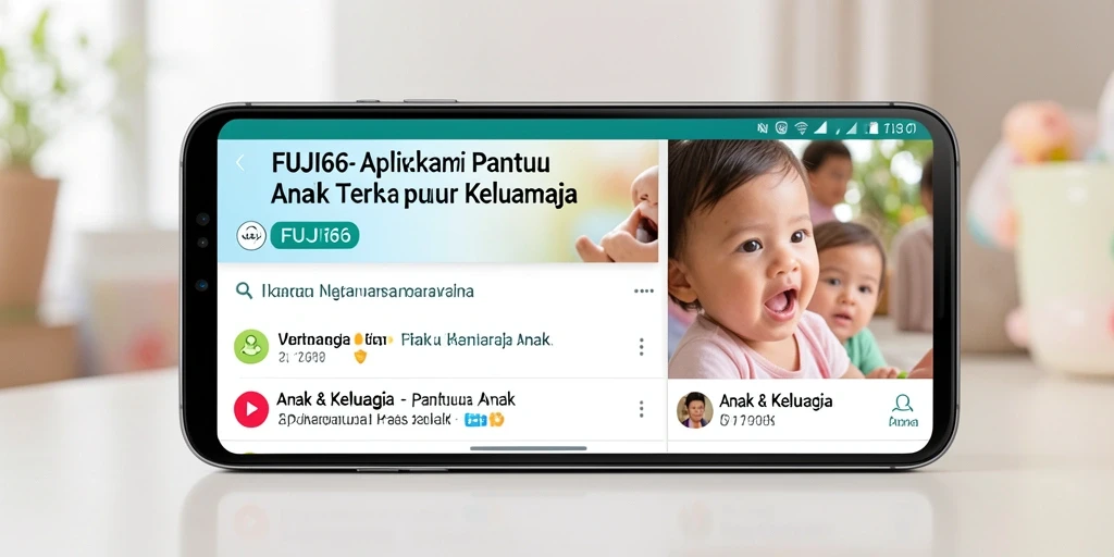 Antarmuka FUJI66 yang user-friendly untuk Pantauan Anak.